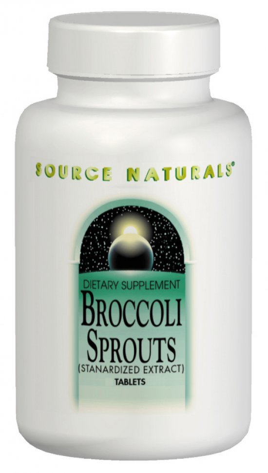 Source Naturals Broccoli Sprouts 250 mg 60 Tablet 60 Tablet