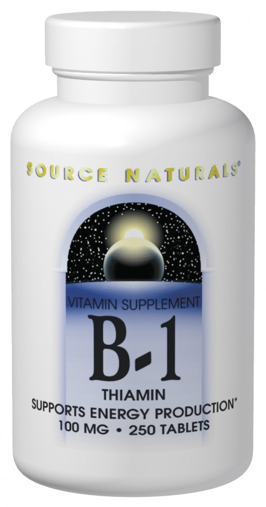 Source Naturals Vitamin B-1 100 Mg 250 Tablet 250 Tablet