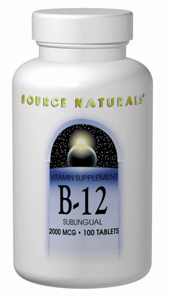 Source Naturals Vitamin B-12 2000 Mcg 50 Tablet 50 Tablet